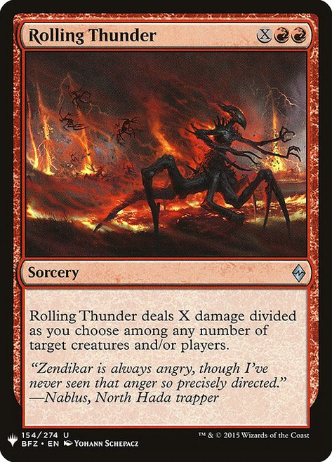 Rolling Thunder (PLST) (#BFZ-154)
