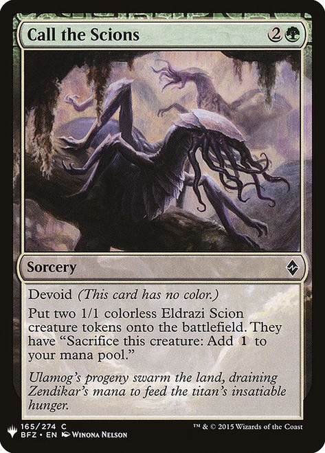 Call the Scions (PLST) (#BFZ-165)