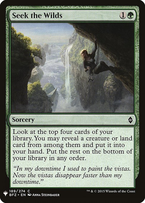 Seek the Wilds (PLST) (#BFZ-189)