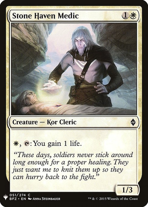 Stone Haven Medic (PLST) (#BFZ-51)