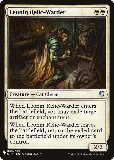 Leonin Relic-Warder (PLST) (#C17-65)