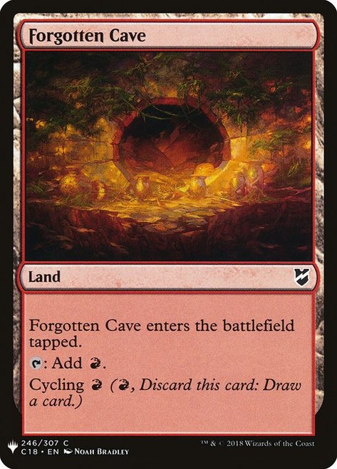 Forgotten Cave (PLST) (#C18-246)