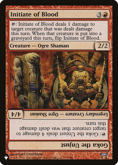 Initiate of Blood // Goka the Unjust (PLST) (#CHK-173)