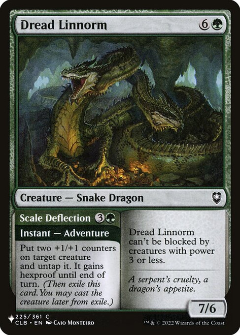 Dread Linnorm // Scale Deflection (PLST) (#CLB-225)
