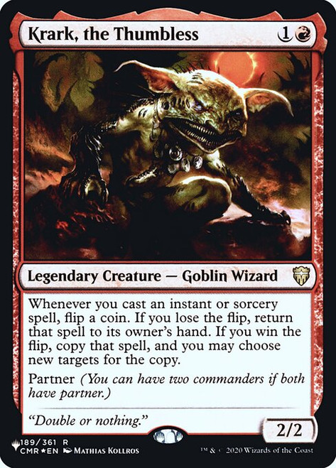 Krark, the Thumbless (PLST) (Foil) (#CMR-189)