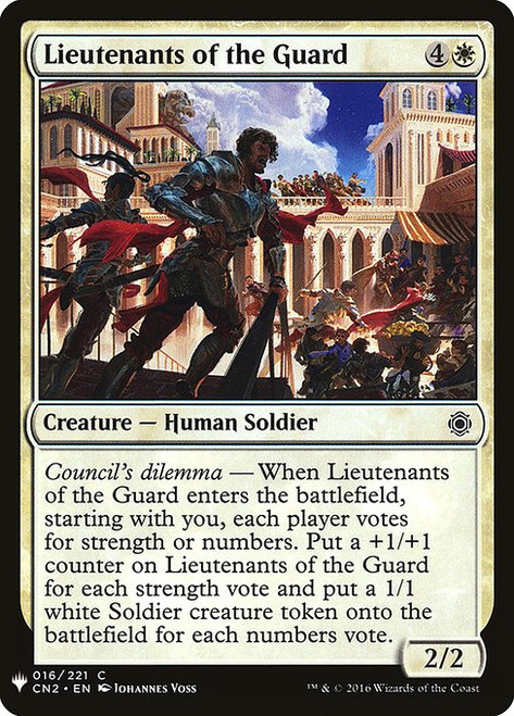Lieutenants of the Guard (PLST) (#CN2-16)