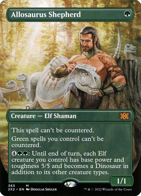 Allosaurus Shepherd (2X2) (Foil) (Borderless) (#365)