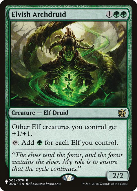 Elvish Archdruid (PLST) (#DDU-5)