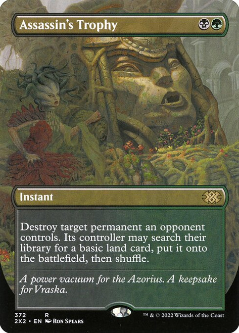 Assassin's Trophy (2X2) (Foil) (Borderless) (#372)
