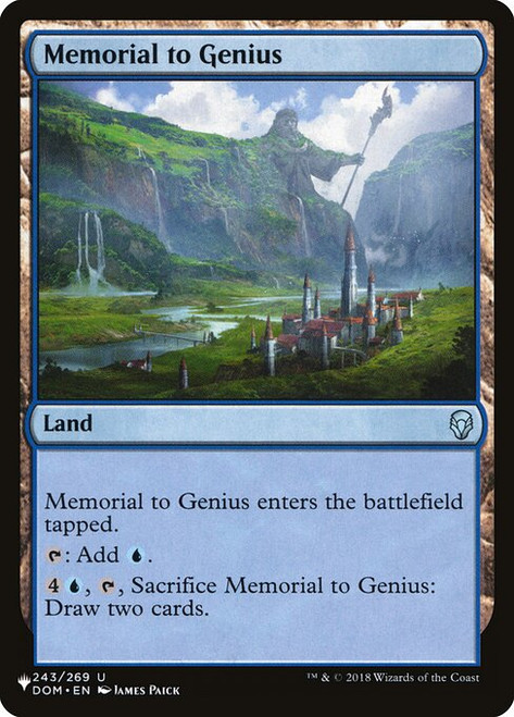 Memorial to Genius (PLST) (#DOM-243)