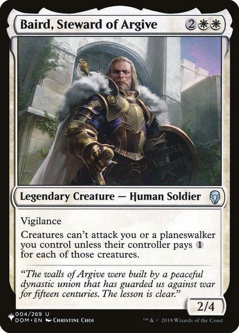 Baird, Steward of Argive (PLST) (#DOM-4)
