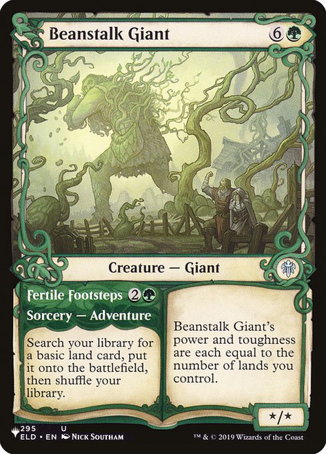 Beanstalk Giant // Fertile Footsteps (PLST) (Showcase) (#ELD-295)