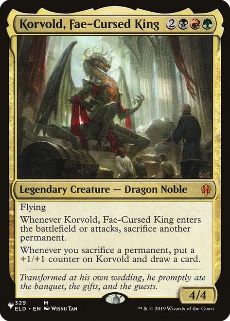 Korvold, Fae-Cursed King (PLST) (#ELD-329)