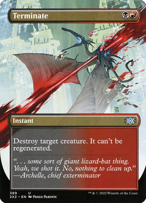 Terminate (2X2) (Borderless) (#389)