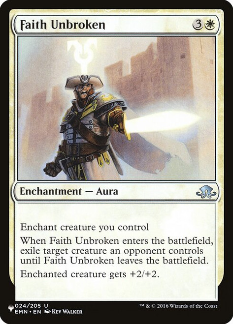 Faith Unbroken (PLST) (#EMN-24)