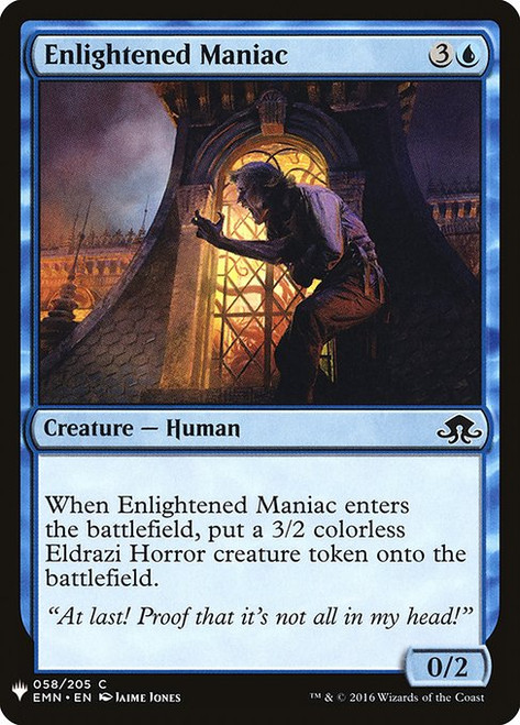 Enlightened Maniac (PLST) (#EMN-58)