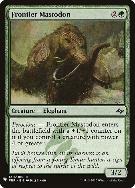 Frontier Mastodon (PLST) (#FRF-130)
