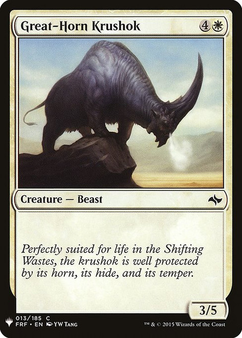 Great-Horn Krushok (PLST) (#FRF-13)