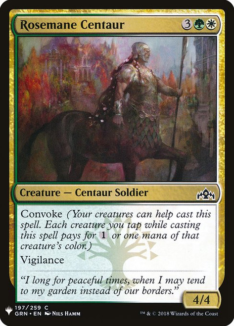 Rosemane Centaur (PLST) (#GRN-197)