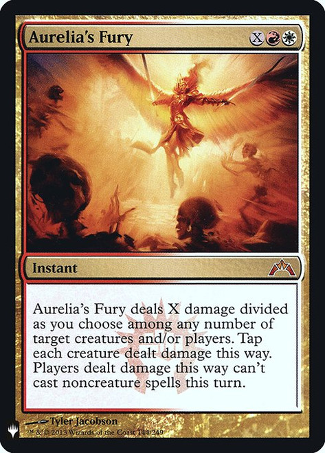 Aurelia's Fury (PLST) (Foil) (#GTC-144)
