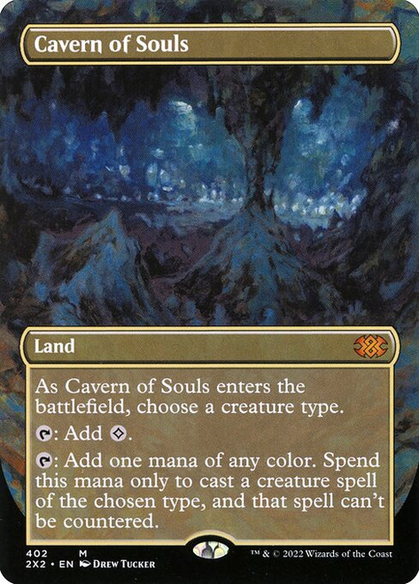 Cavern of Souls (2X2) (Foil) (Borderless) (#402)