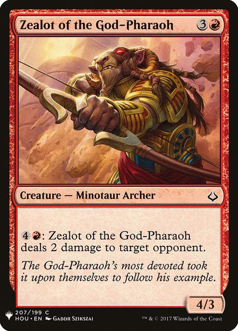 Zealot of the God-Pharaoh (PLST) (#HOU-207)