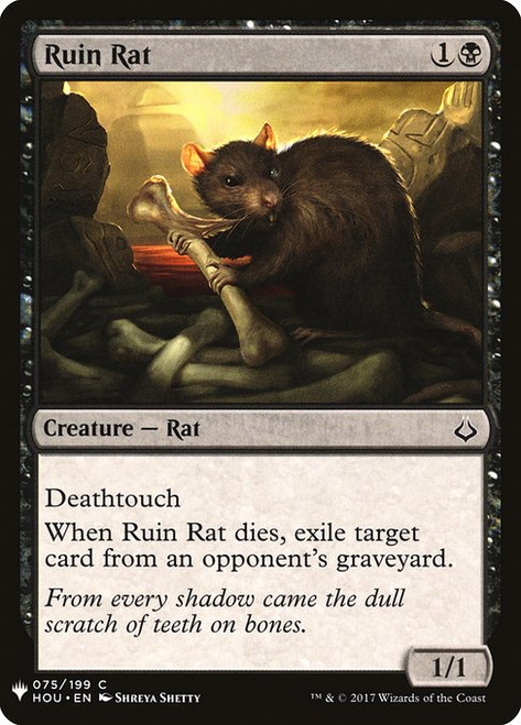 Ruin Rat (PLST) (#HOU-75)