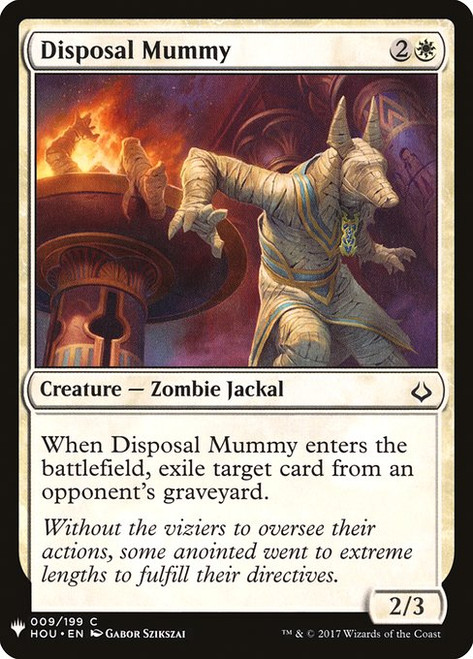 Disposal Mummy (PLST) (#HOU-9)