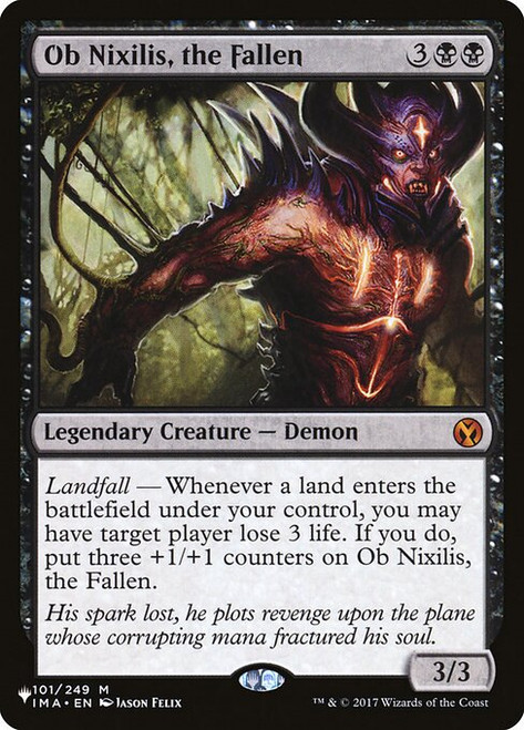 Ob Nixilis, the Fallen (PLST) (#IMA-101)