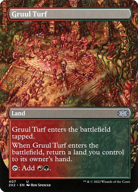 Gruul Turf (2X2) (Foil) (Borderless) (#407)