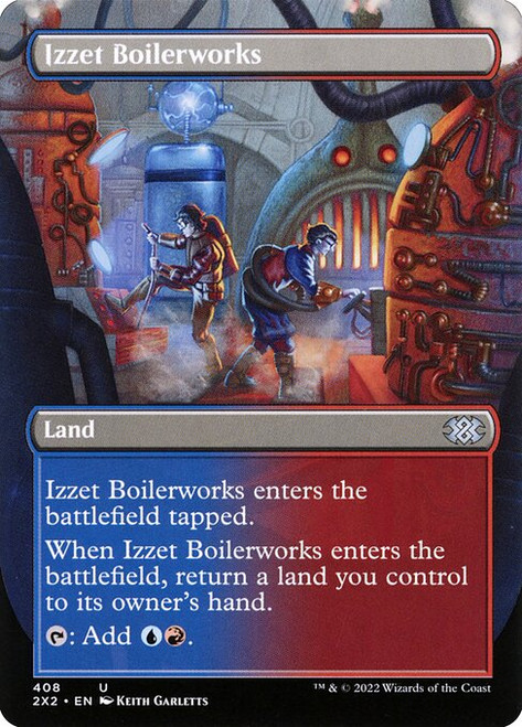 Izzet Boilerworks (2X2) (Foil) (Borderless) (#408)