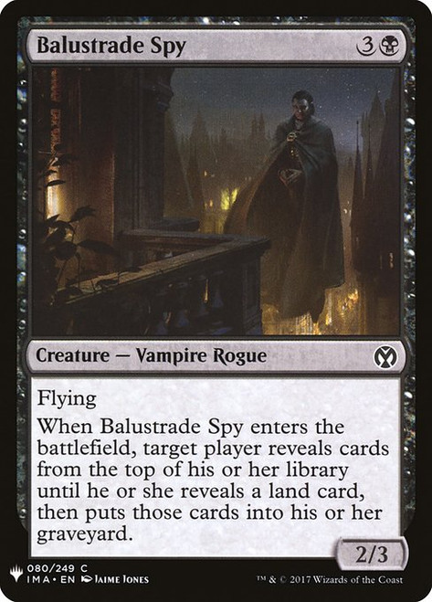 Balustrade Spy (PLST) (#IMA-80)