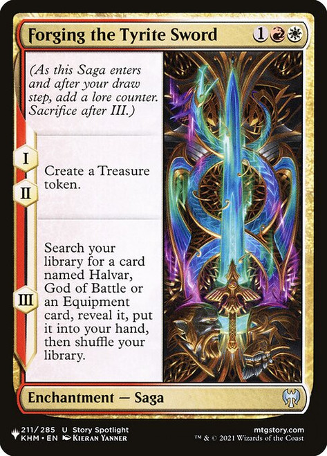 Forging the Tyrite Sword (PLST) (#KHM-211)