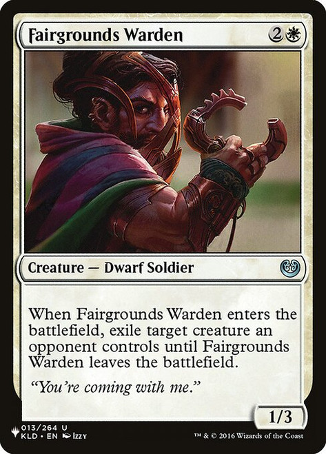 Fairgrounds Warden (PLST) (#KLD-13)