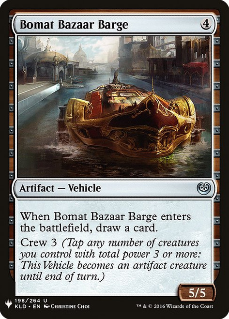 Bomat Bazaar Barge (PLST) (#KLD-198)