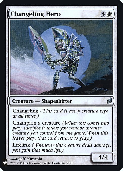 Changeling Hero (PLST) (Foil) (#LRW-9)