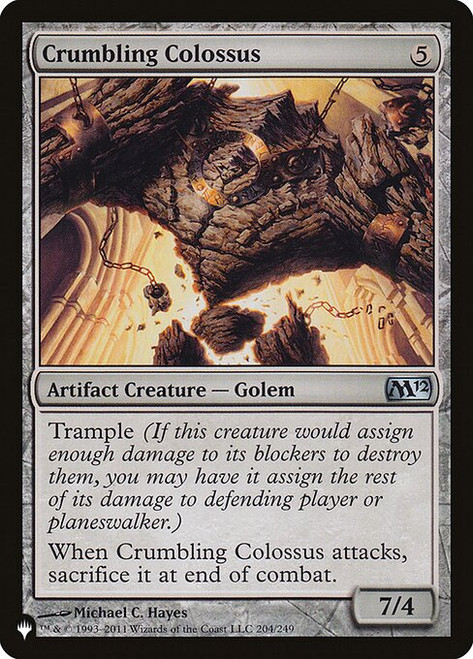 Crumbling Colossus (PLST) (#M12-204)