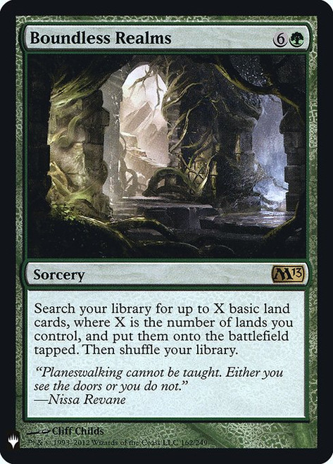 Boundless Realms (PLST) (Foil) (#M13-162)