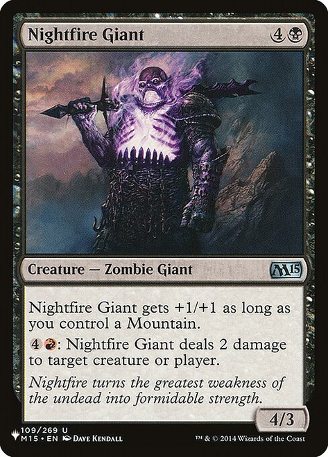 Nightfire Giant (PLST) (#M15-109)