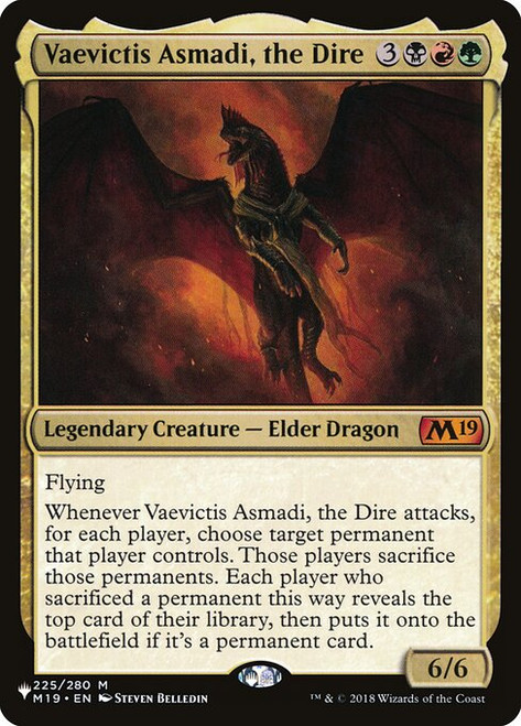 Vaevictis Asmadi, the Dire (PLST) (#M19-225)