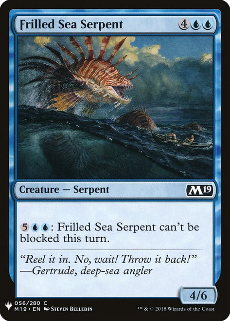 Frilled Sea Serpent (PLST) (#M19-56)