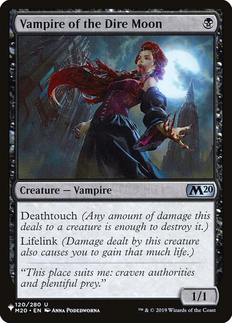 Vampire of the Dire Moon (PLST) (#M20-120)