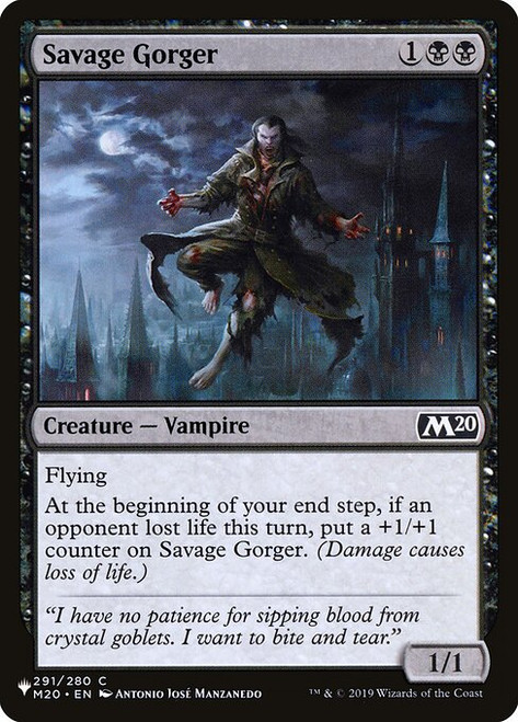 Savage Gorger (PLST) (#M20-291)