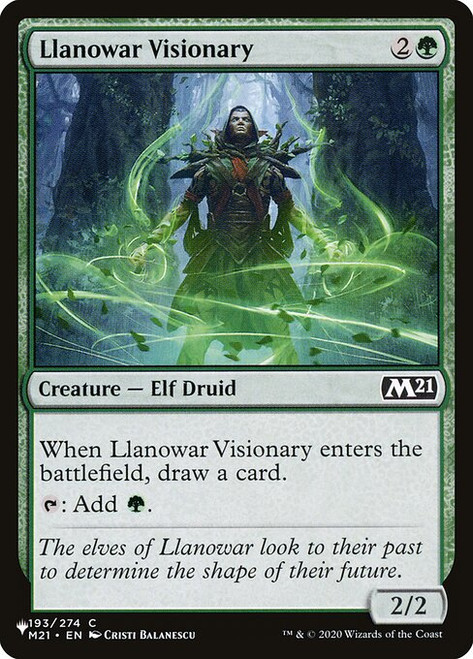 Llanowar Visionary (PLST) (#M21-193)