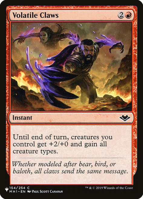 Volatile Claws (PLST) (#MH1-154)