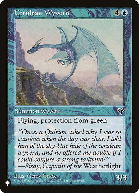 Cerulean Wyvern (PLST) (#MIR-57)