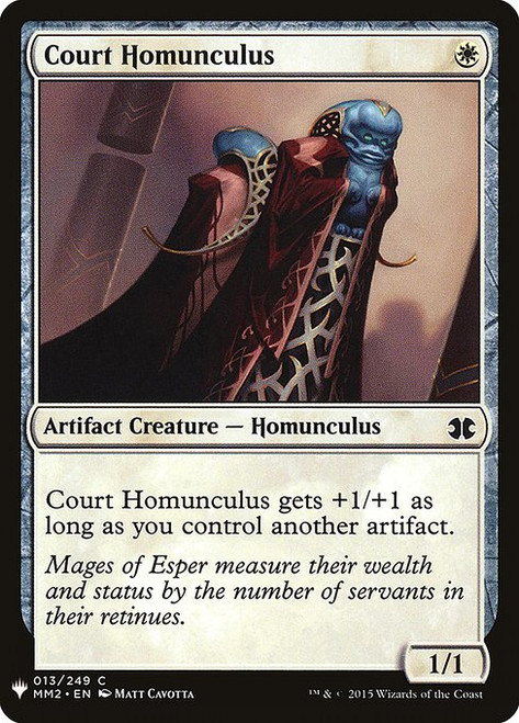 Court Homunculus (PLST) (#MM2-13)