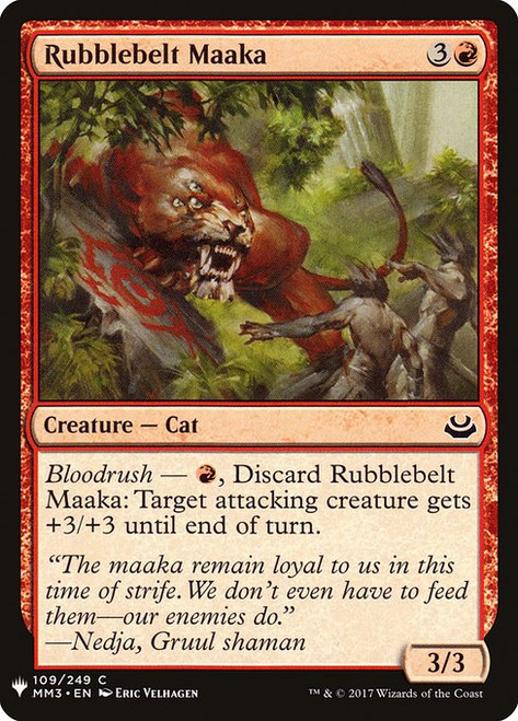 Rubblebelt Maaka (PLST) (#MM3-109)