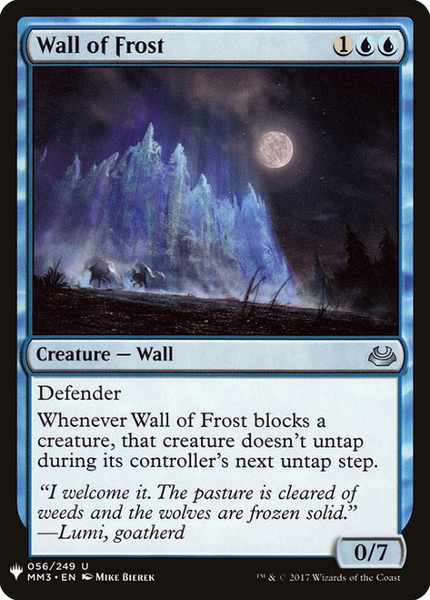 Wall of Frost (PLST) (#MM3-56)
