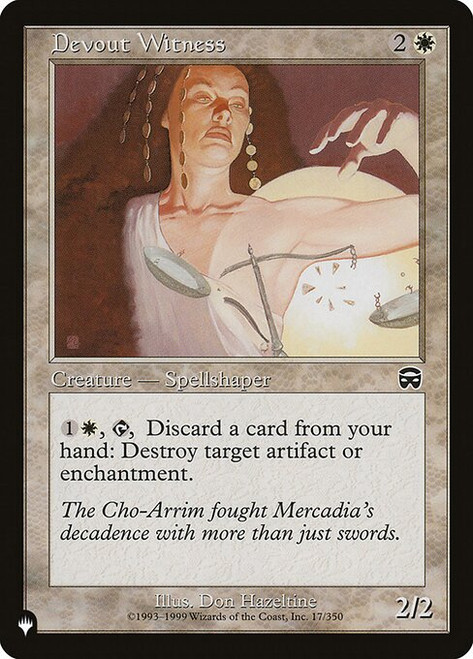 Devout Witness (PLST) (#MMQ-17)